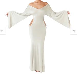 NEVER WORN AMYSHEHAB MOONLIGHT LACE DRESS